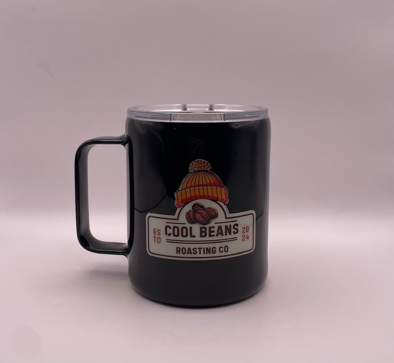 Custom Cool Beans 12oz Tumbler Black