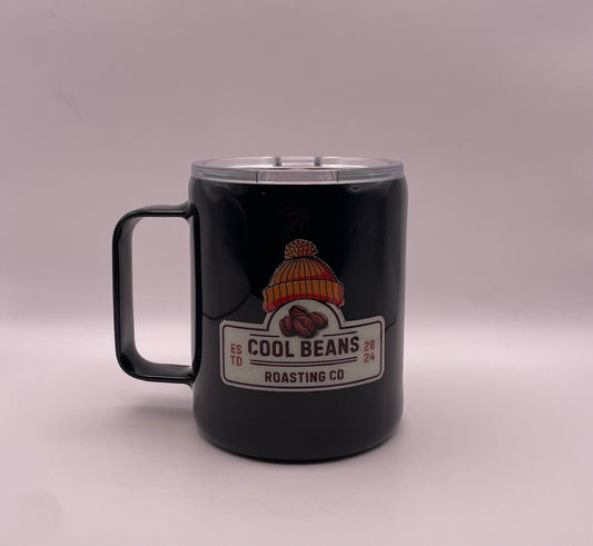 Custom Cool Beans 12oz Tumbler Black
